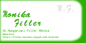 monika filler business card